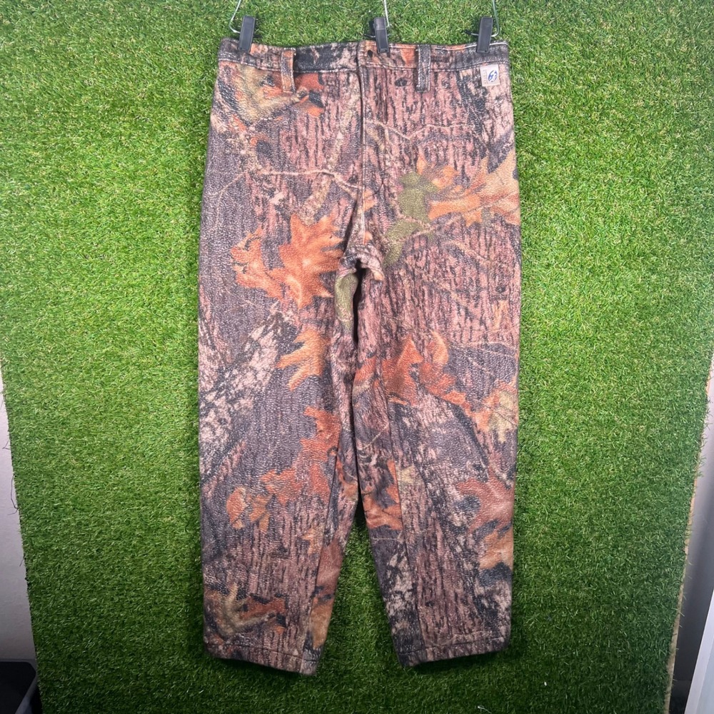 Rivers West Camo Hunting Pants Mens Large Gadsden Flag Fleece Lined‎ Made in USA
